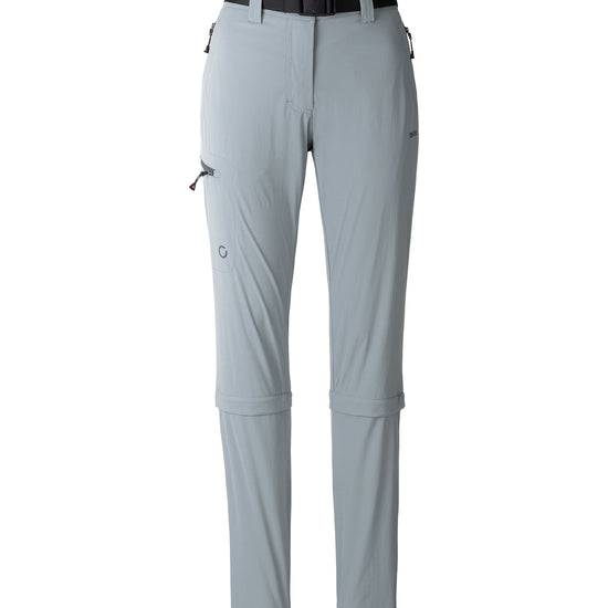LPO Zip-Off-Hose, Trekkinghose - Coralie in Farbe graugrün, Damen