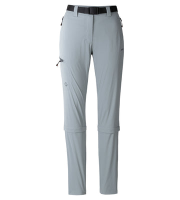 LPO Zip-Off-Hose, Trekkinghose - Coralie in Farbe graugrün, Damen