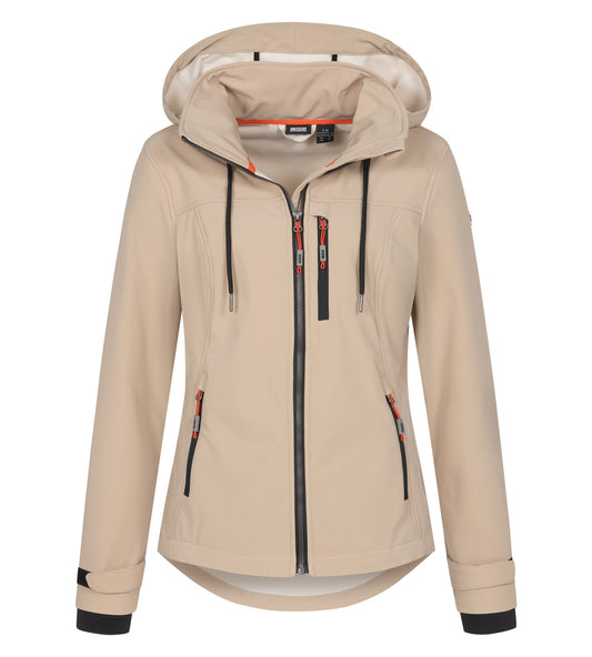 LPO Softshelljacke mit Fleecefutter - Sila in Farbe beige, Damen