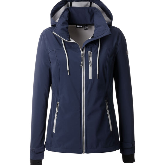 LPO Softshelljacke mit Fleecefutter - Sila in Farbe dunkelblau, Damen