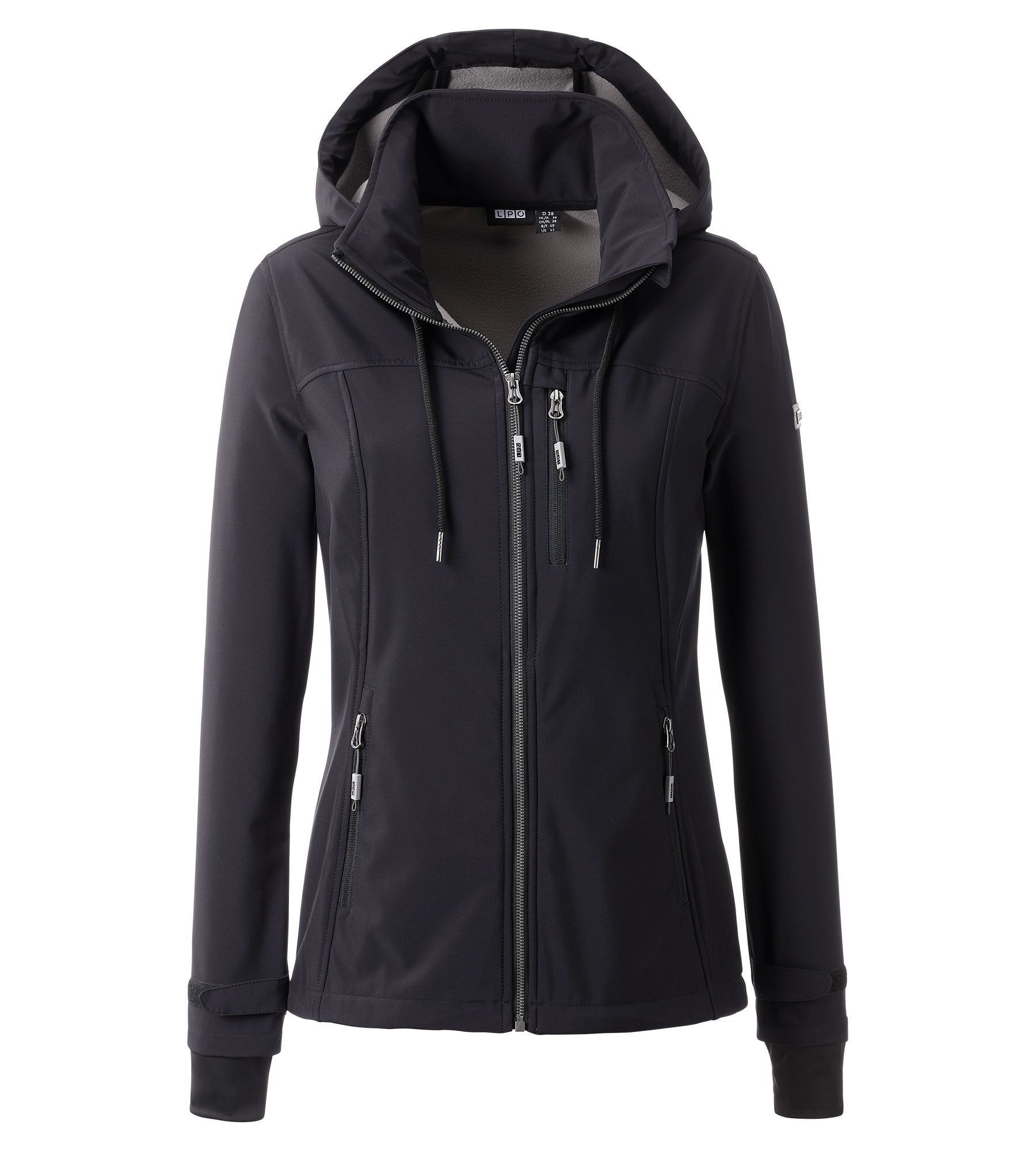 LPO Softshelljacke mit Fleecefutter - Sila in Farbe schwarz, Damen