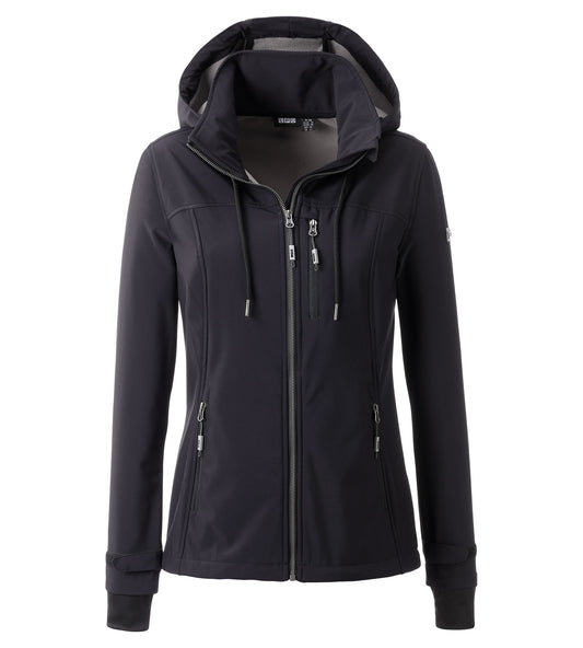 LPO Softshelljacke mit Fleecefutter - Sila in Farbe schwarz, Damen