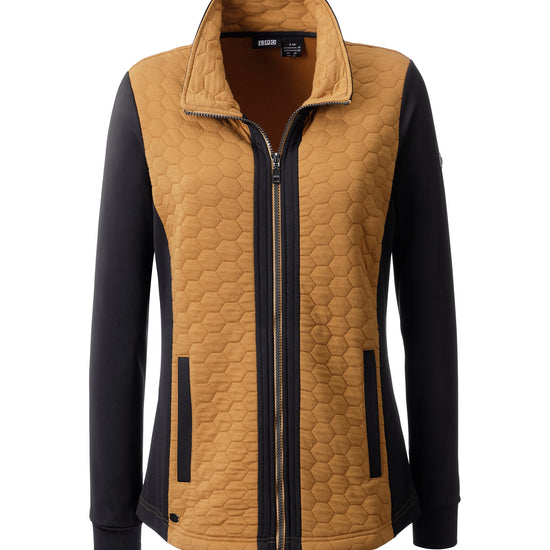 LPO Fleecejacke, Steppfleece - Debora in Farbe ocker, Damen