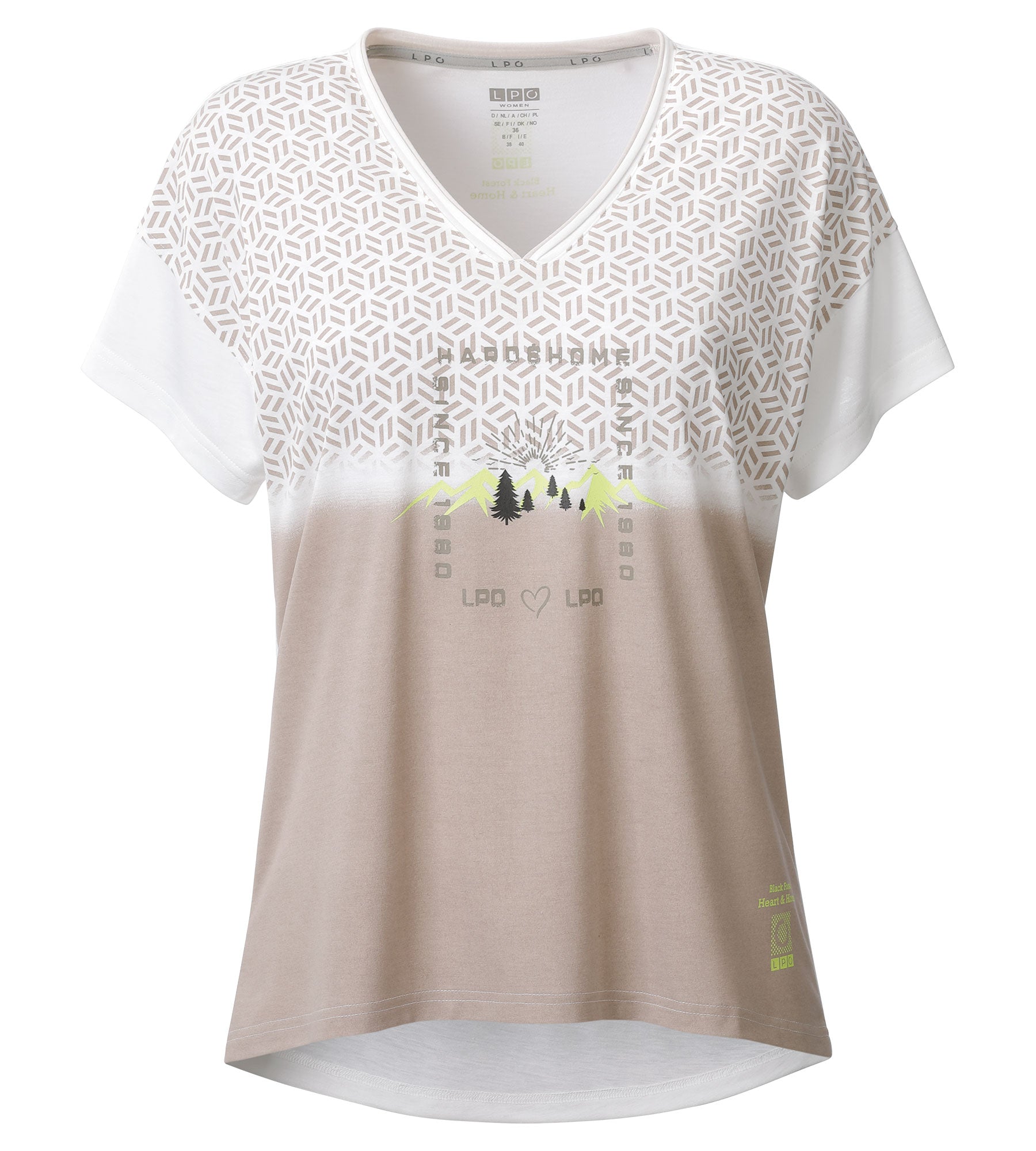 LPO Funktionsshirt, T-Shirt - Caren in Farbe creme, Damen