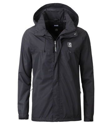LPO Outdoorjacke, wasserdichte Wanderjacke - Nicklas in Farbe schwarz, Herren