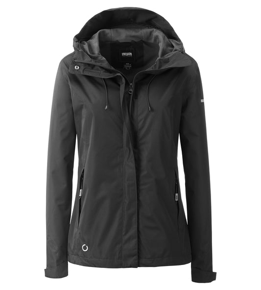 LPO Outdoorjacke, wasserdichte Wanderjacke - Paula in Farbe schwarz, Damen