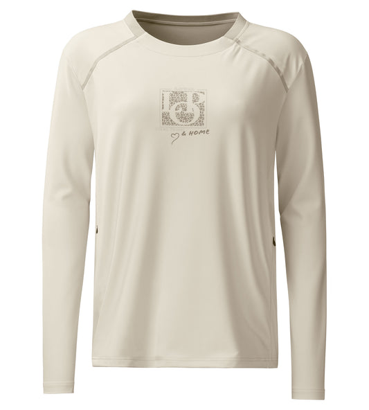 LPO Sweatshirt, Funktionsshirt - Lotta in Farbe creme, Damen