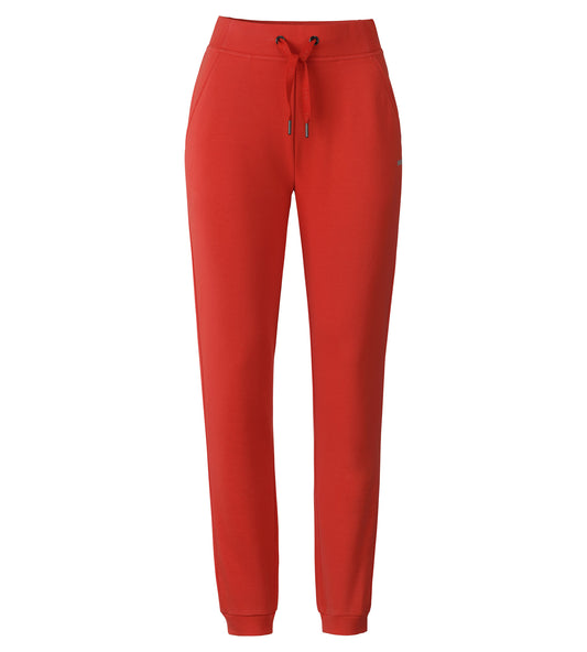 LPO 7/8-Sweathose, Jogginghose - Sanya in Farbe rot, Damen