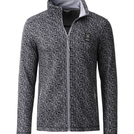 LPO Fleecejacke, Strickjacke - Aron in Farbe dunkelgrau, Herren