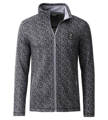 LPO Fleecejacke, Strickjacke - Aron in Farbe dunkelgrau, Herren