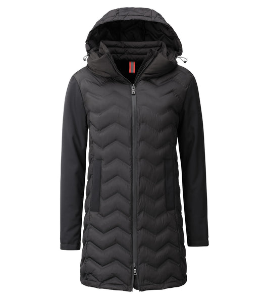 LPO Wintermantel, Steppmantel - Luna in Farbe schwarz, Damen