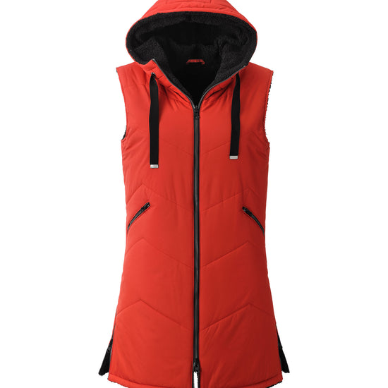 LPO Wendeweste, Fleeceweste - Mascho in Farbe rot, Damen