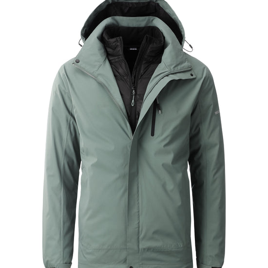 LPO 3 in 1 Jacke, Outdoorjacke Kosmo in Farbe dunkelgrün, Herren