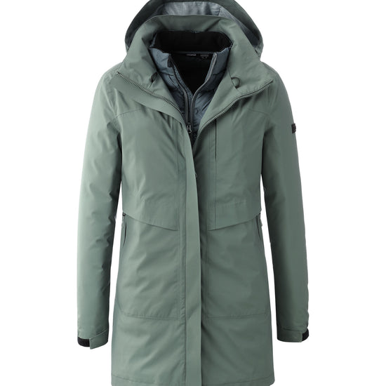 LPO 3 in 1 Parka, Funktionsparka - Mirell in Farbe dunkelgrün, Damen