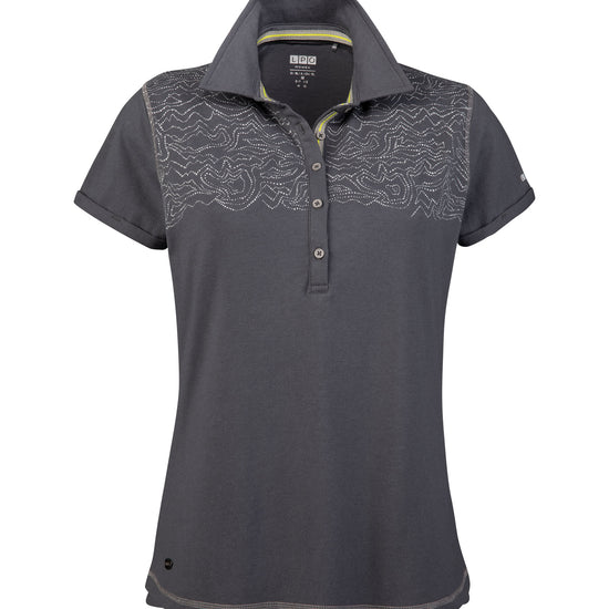 LPO Poloshirt -Charlotte in Farbe dunkelgrau, Damen