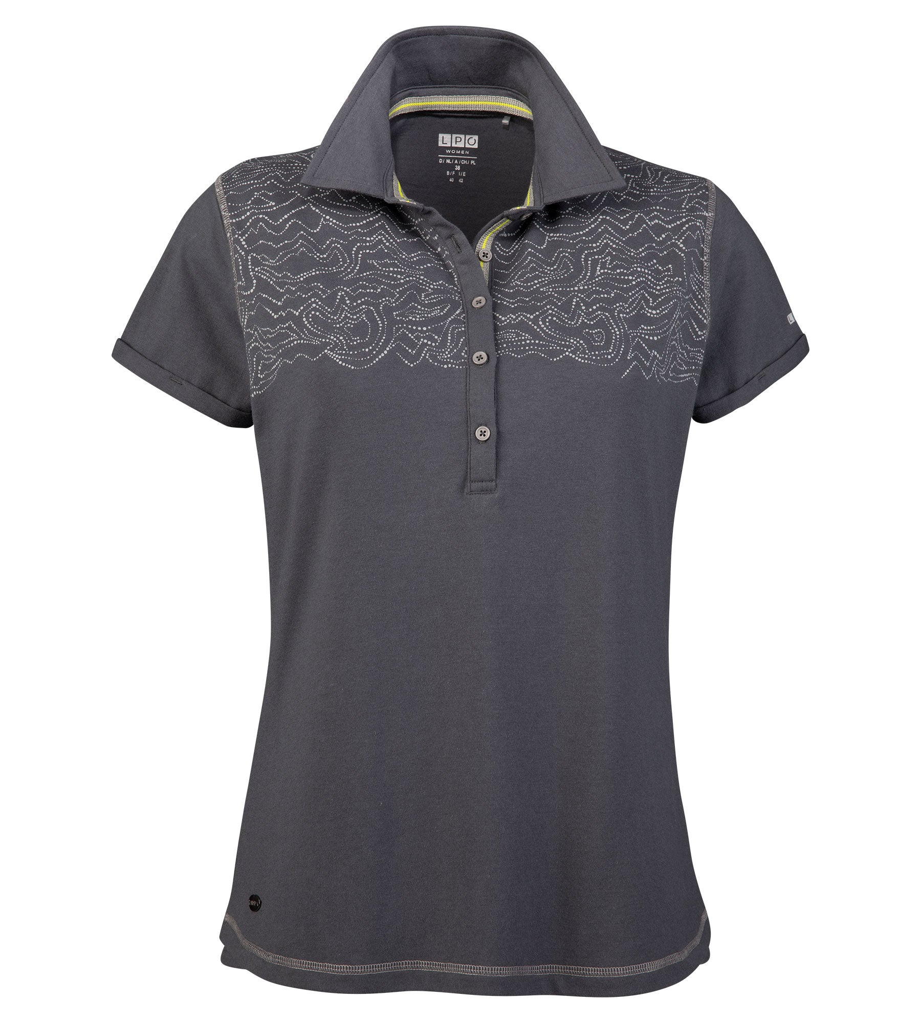 LPO Poloshirt -Charlotte in Farbe dunkelgrau, Damen