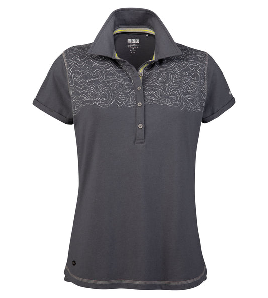 LPO Poloshirt -Charlotte in Farbe dunkelgrau, Damen