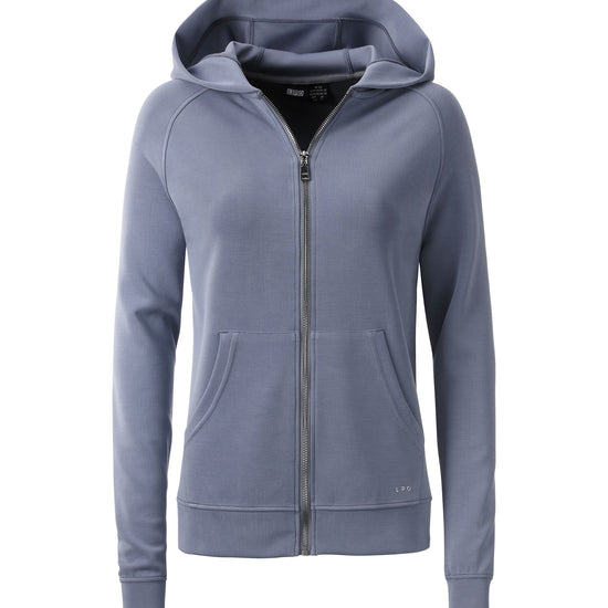 LPO Sweatjacke, Kapuzenjacke - Alea in Farbe graublau, Damen