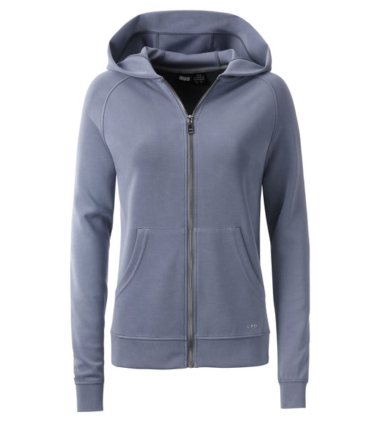 LPO Sweatjacke, Kapuzenjacke - Alea in Farbe graublau, Damen