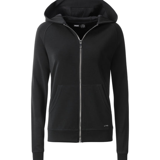 LPO Sweatjacke, Kapuzenjacke - Alea in Farbe schwarz, Damen