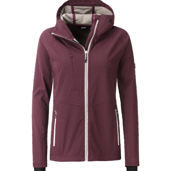LPO Leichte Softshelljacke - Lia in Farbe bordeaux, Damen