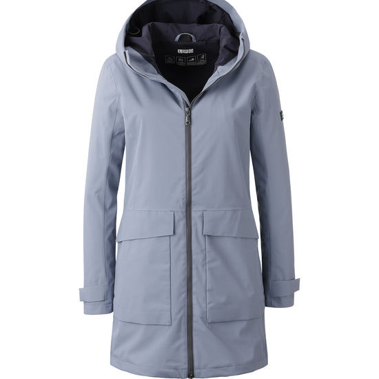 LPO Outdoorparka, wasserdichter Parka - Henriette in Farbe graublau, Damen