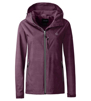 LPO Outdoorjacke, wasserdichte Wanderjacke - Kiara in Farbe beere, Damen