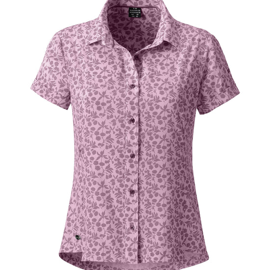 LPO Funktionsbluse, gemusterte Bluse - Nella in Farbe beere, Damen