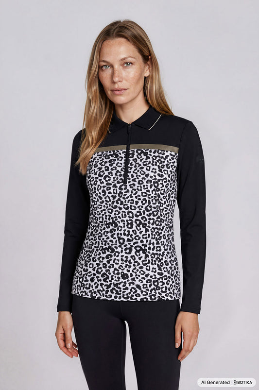 Langarm Poloshirt Emira