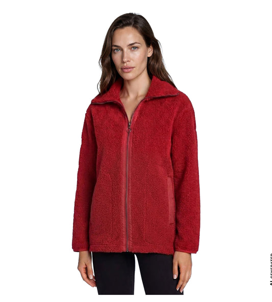 Fleece-Langjacke Tayra