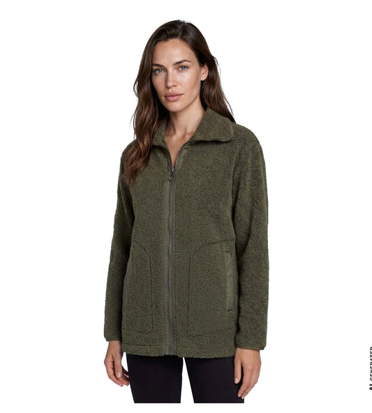 Fleece-Langjacke Tayra