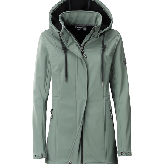 LPO Softshellmantel, mit Fleece - Neeke in Farbe dunkelgrün, Damen