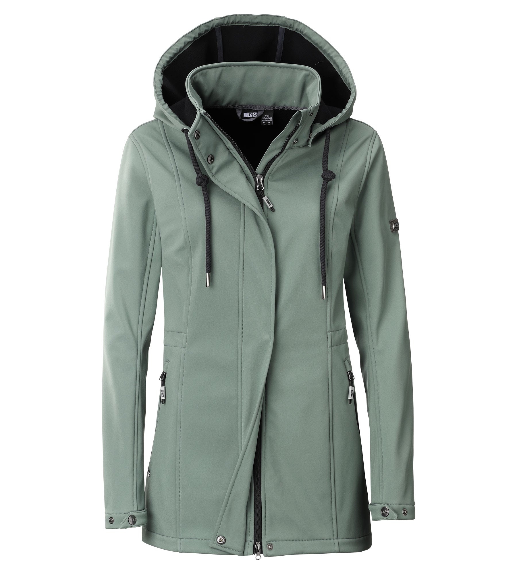 LPO Softshellmantel, mit Fleece - Neeke in Farbe dunkelgrün, Damen