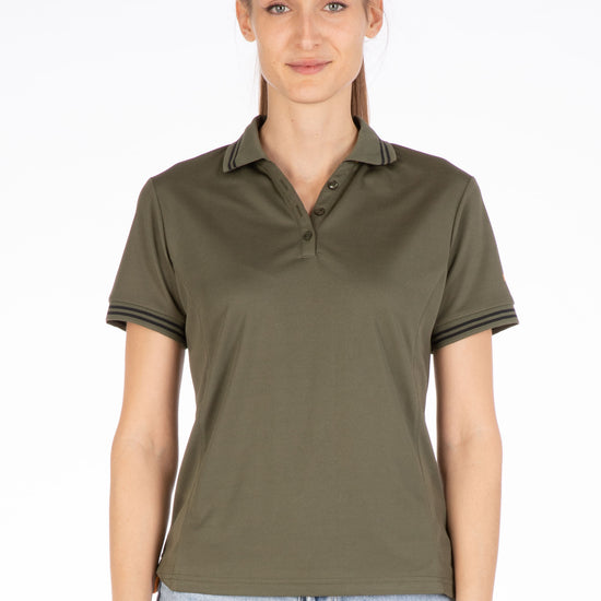 LPO Funktionspolo, Poloshirt - Amanda 3 in Farbe olivgrün, Damen