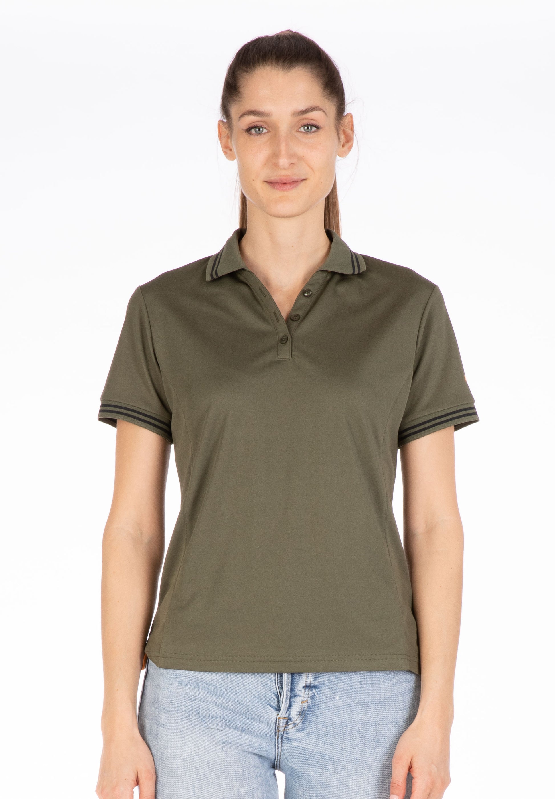 LPO Funktionspolo, Poloshirt - Amanda 3 in Farbe olivgrün, Damen